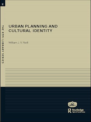 cover image of Urban Planning and Cultural Identity